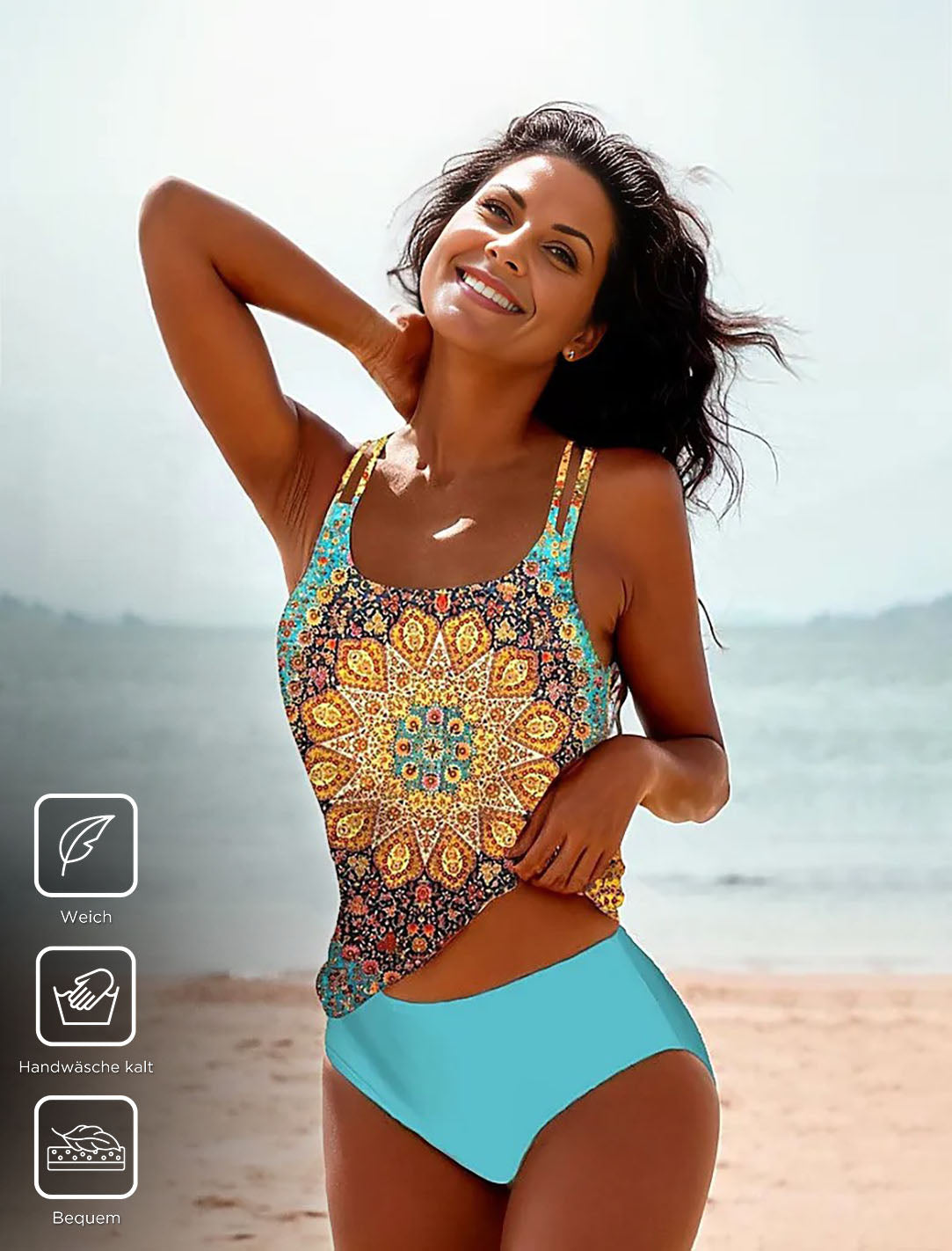 CabanaCouture® - Popular sleeveless swimwear with print
