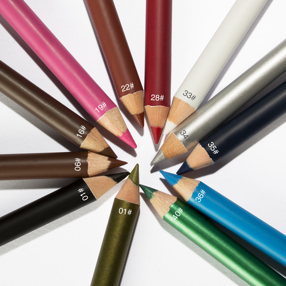 B•M®✗M•n® - Set of 12 multi-colored eyeliner pencils