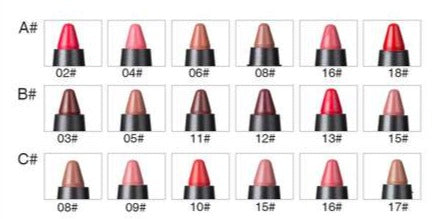 B•M®✗M•n® - Cosmetics Lipstick Pencil Set